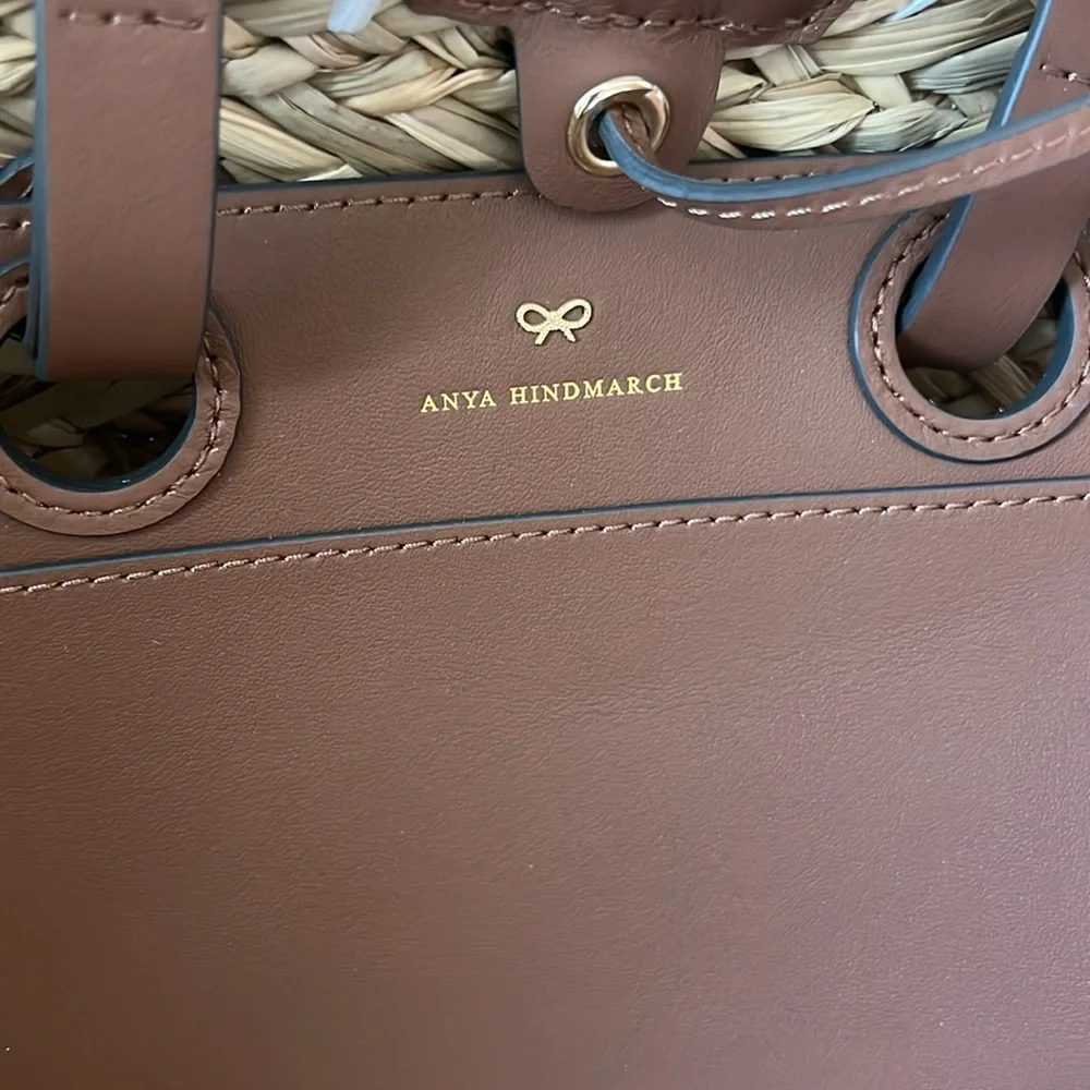 Anya Hindmarch small paper eyes basket bag - Picture 9 of 13